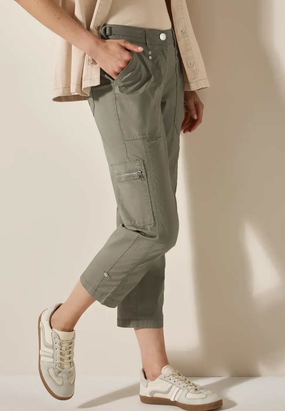 7/8 broek in cargolook
