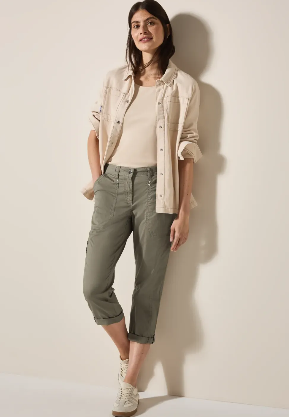 7/8 broek in cargolook