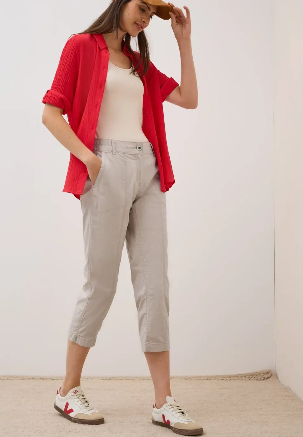 3/4 broek in casual pasvorm