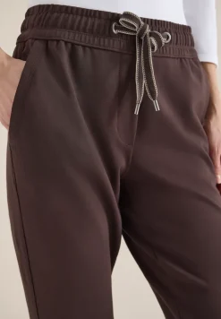 Broek in effen kleur