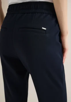 Broek in effen kleur