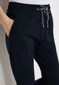 Broek in effen kleur
