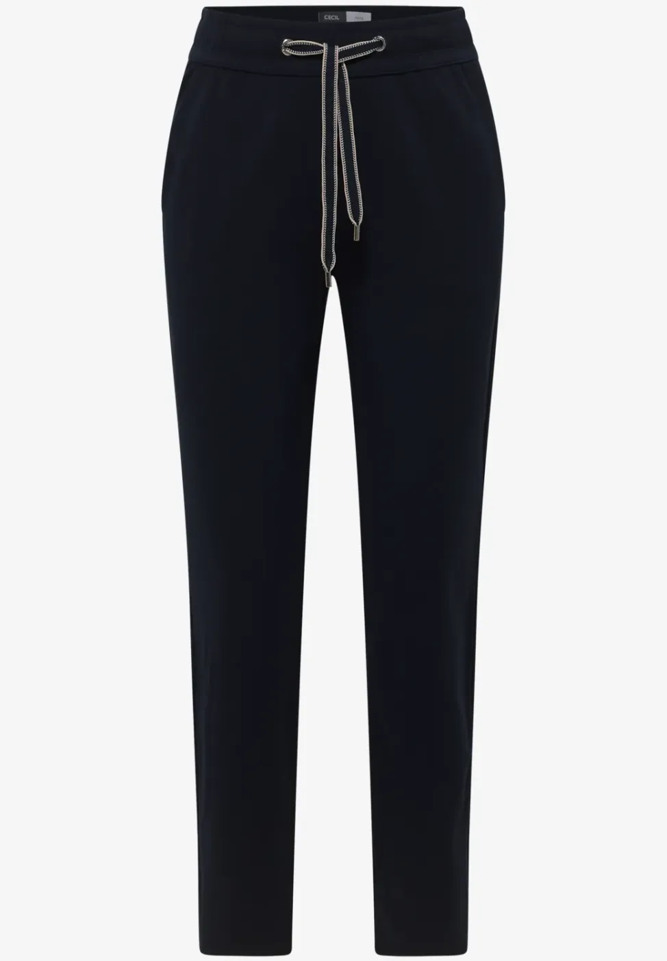 Broek in effen kleur