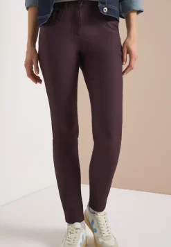 Broek in lederlook