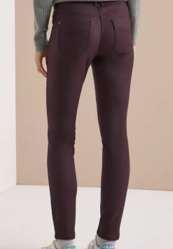 Broek in lederlook