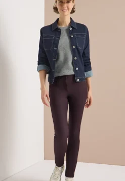 Broek in lederlook