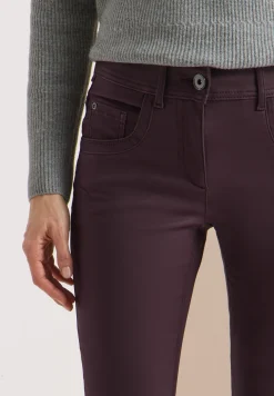 Broek in lederlook