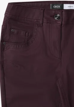 Broek in lederlook