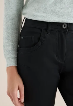 Broek in lederlook