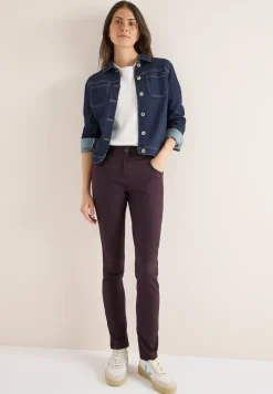 Broek in lederlook