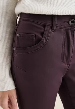 Broek in lederlook