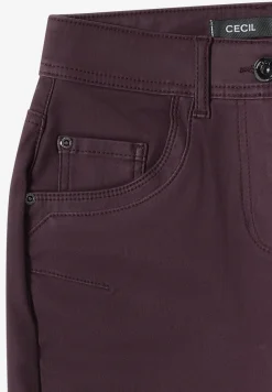 Broek in lederlook