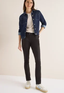 Broek in lederlook