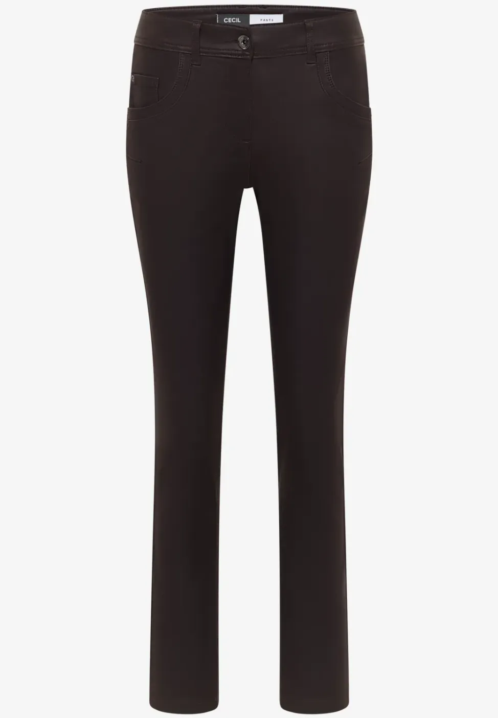 Broek in lederlook