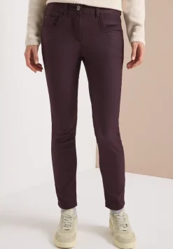 Broek in lederlook