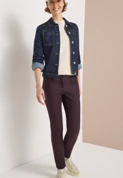 Broek in lederlook