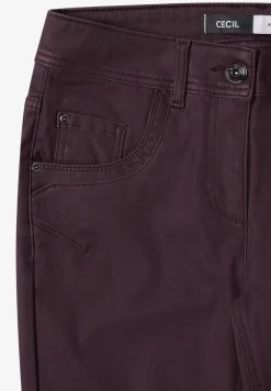 Broek in lederlook