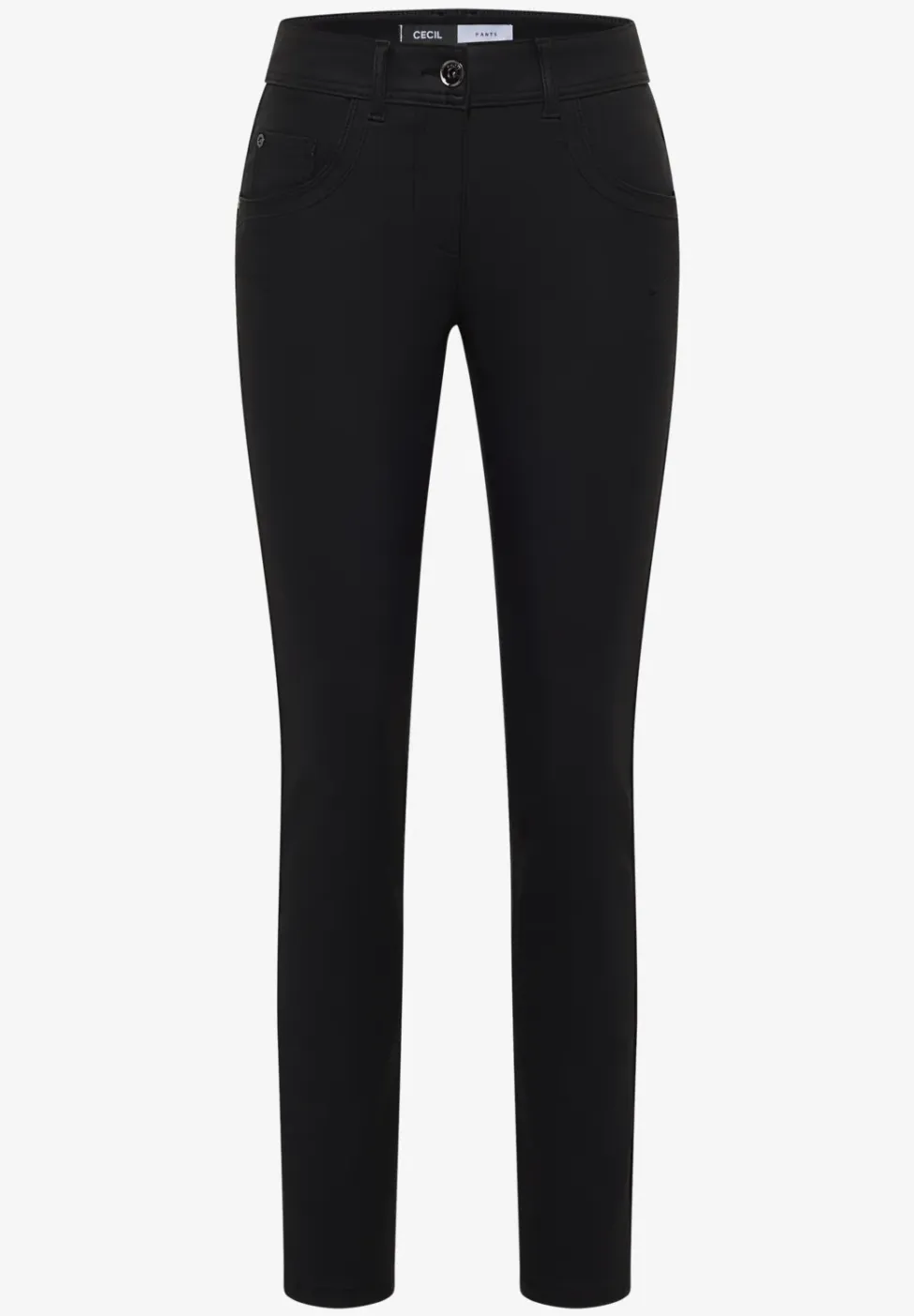 Broek in lederlook