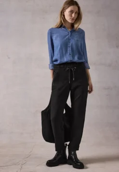 Broek in lederlook
