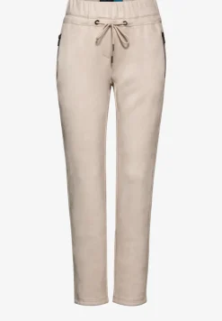 Broek in lederlook