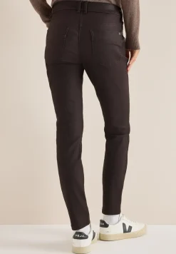 Broek in lederlook