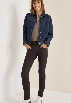 Broek in lederlook