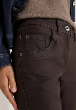 Broek in lederlook