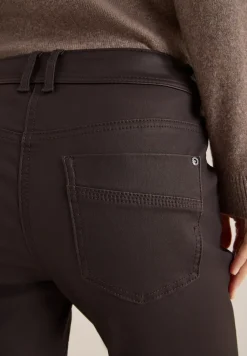 Broek in lederlook