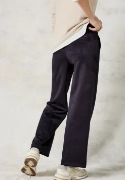 Broek in velourslook