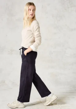 Broek in velourslook