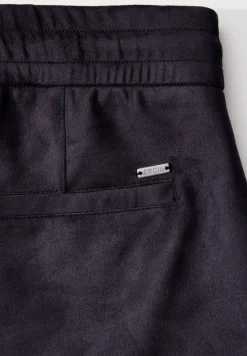 Broek in velourslook