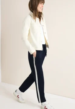 Broek met colour block tape