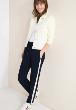 Broek met colour block tape