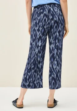 Broek met gedessineerde Wide Legs