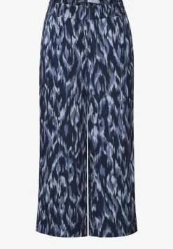 Broek met gedessineerde Wide Legs