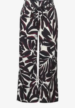 Broek met gedessineerde Wide Legs