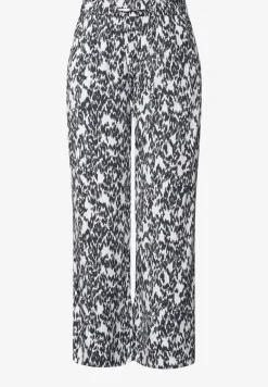 Broek met gedessineerde Wide Legs