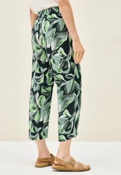 Broek met gedessineerde Wide Legs