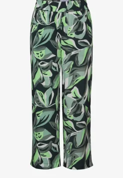 Broek met gedessineerde Wide Legs