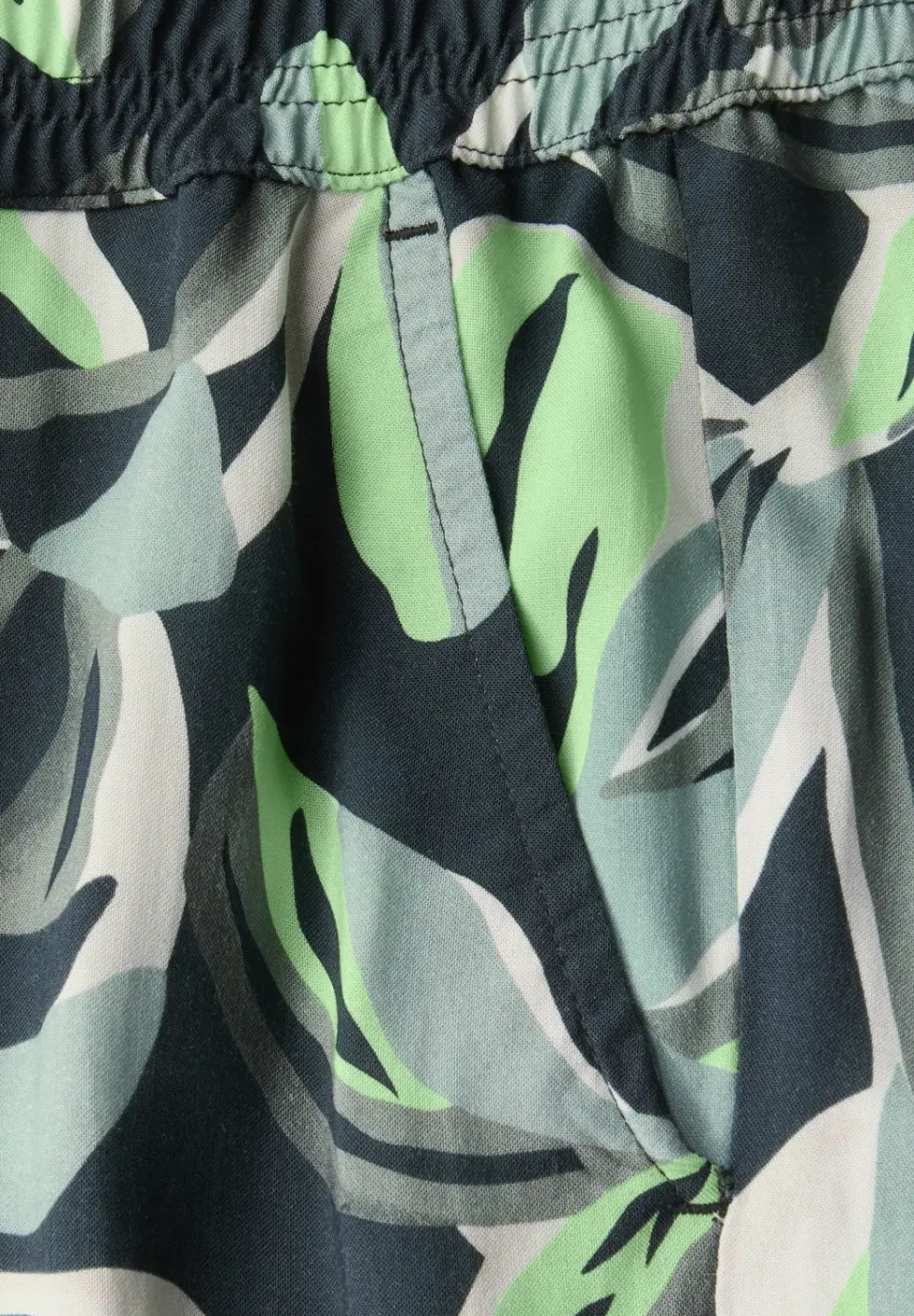 Broek met gedessineerde Wide Legs