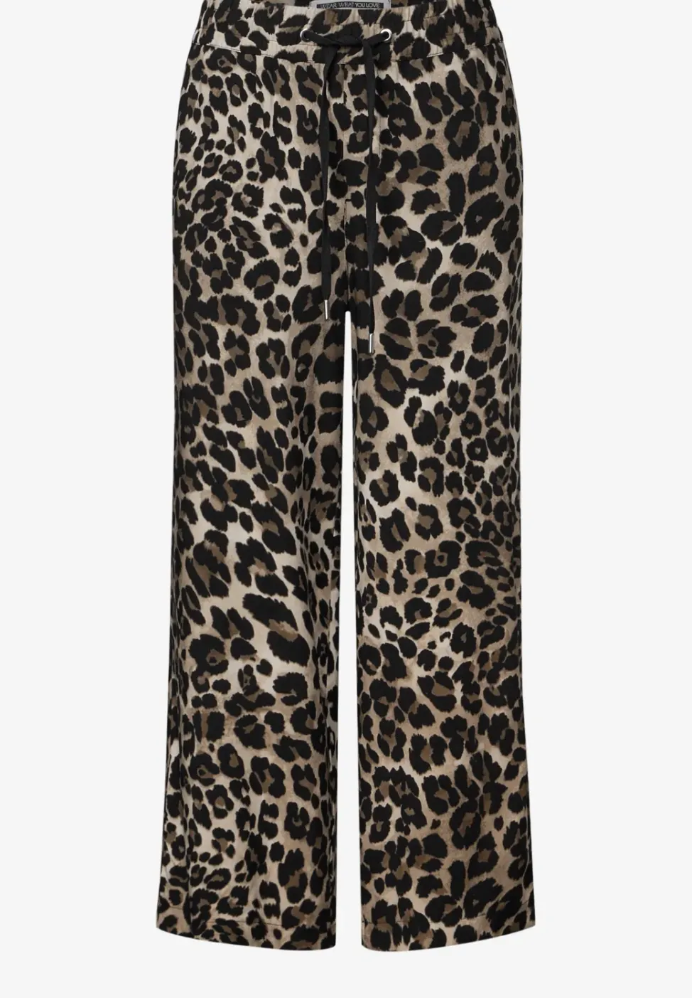Broek met gedessineerde Wide Legs