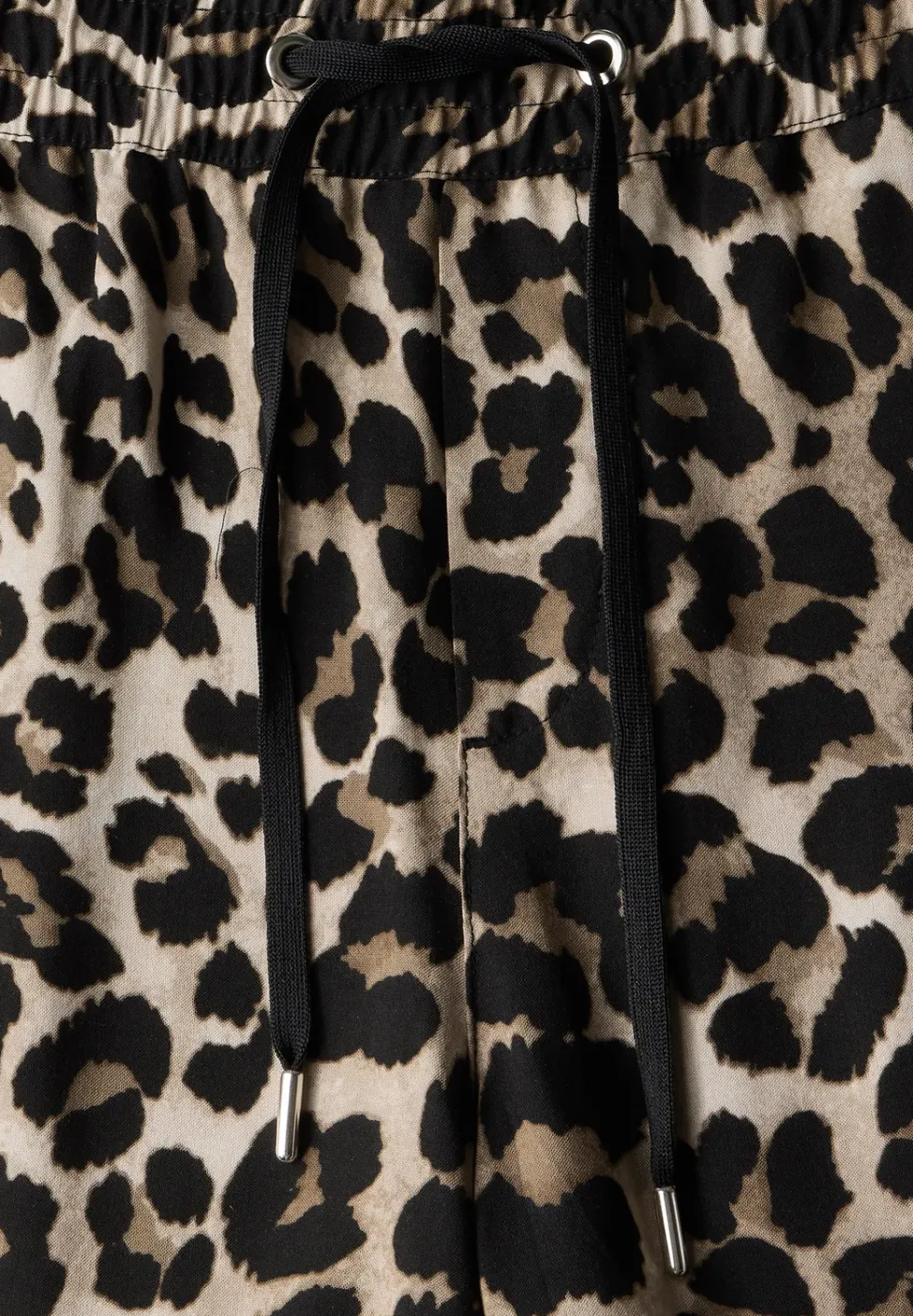 Broek met gedessineerde Wide Legs
