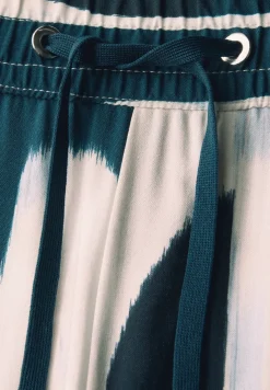 Broek met gedessineerde Wide Legs