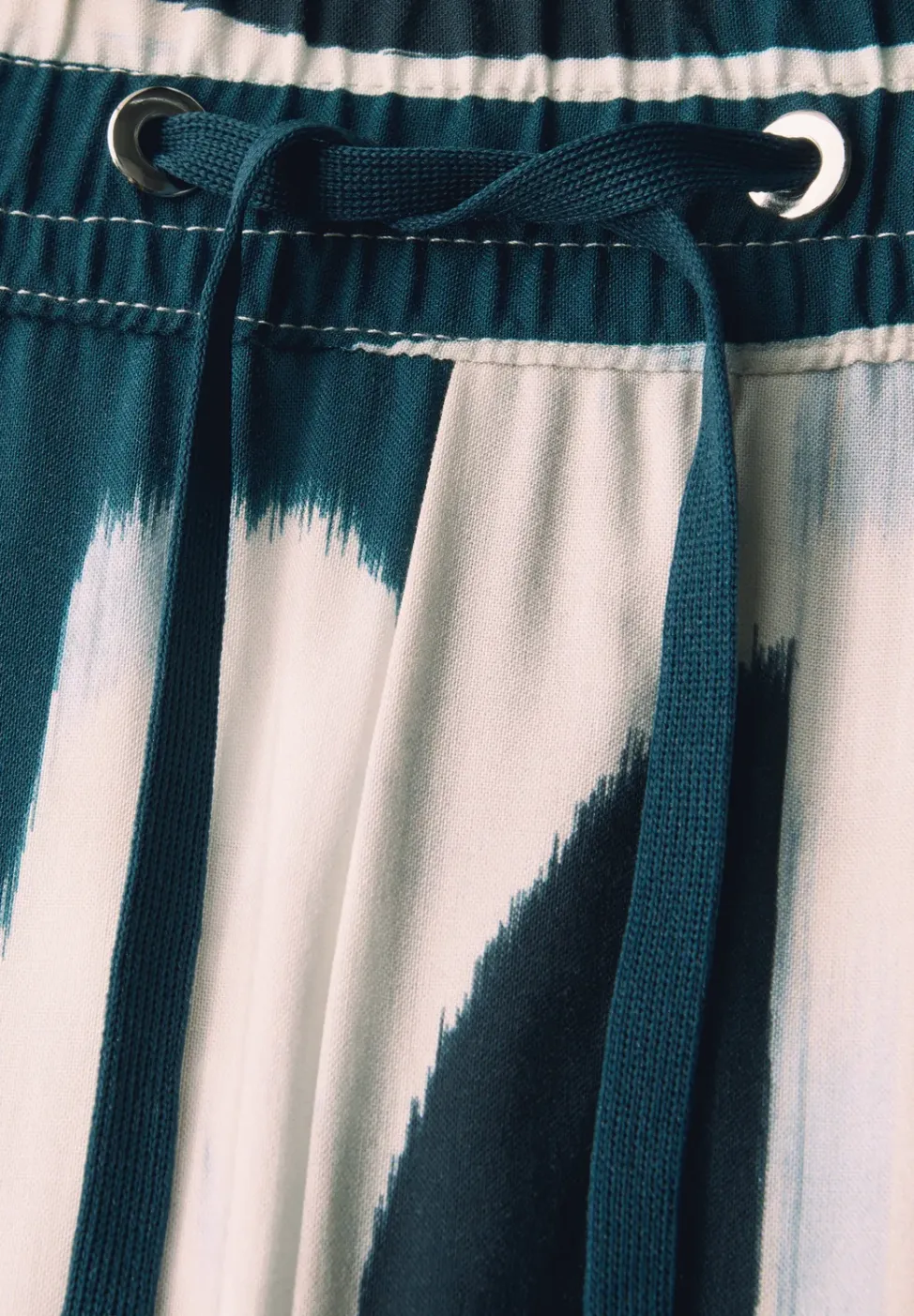 Broek met gedessineerde Wide Legs