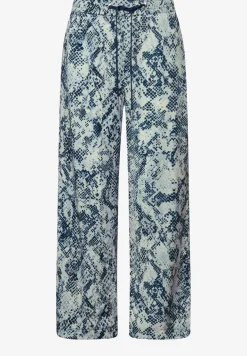 Broek met gedessineerde Wide Legs