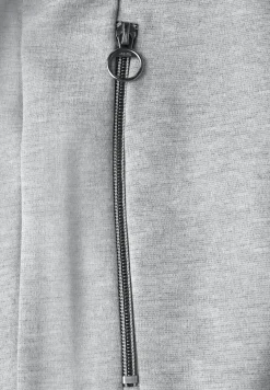 Broek met gemêleerde look