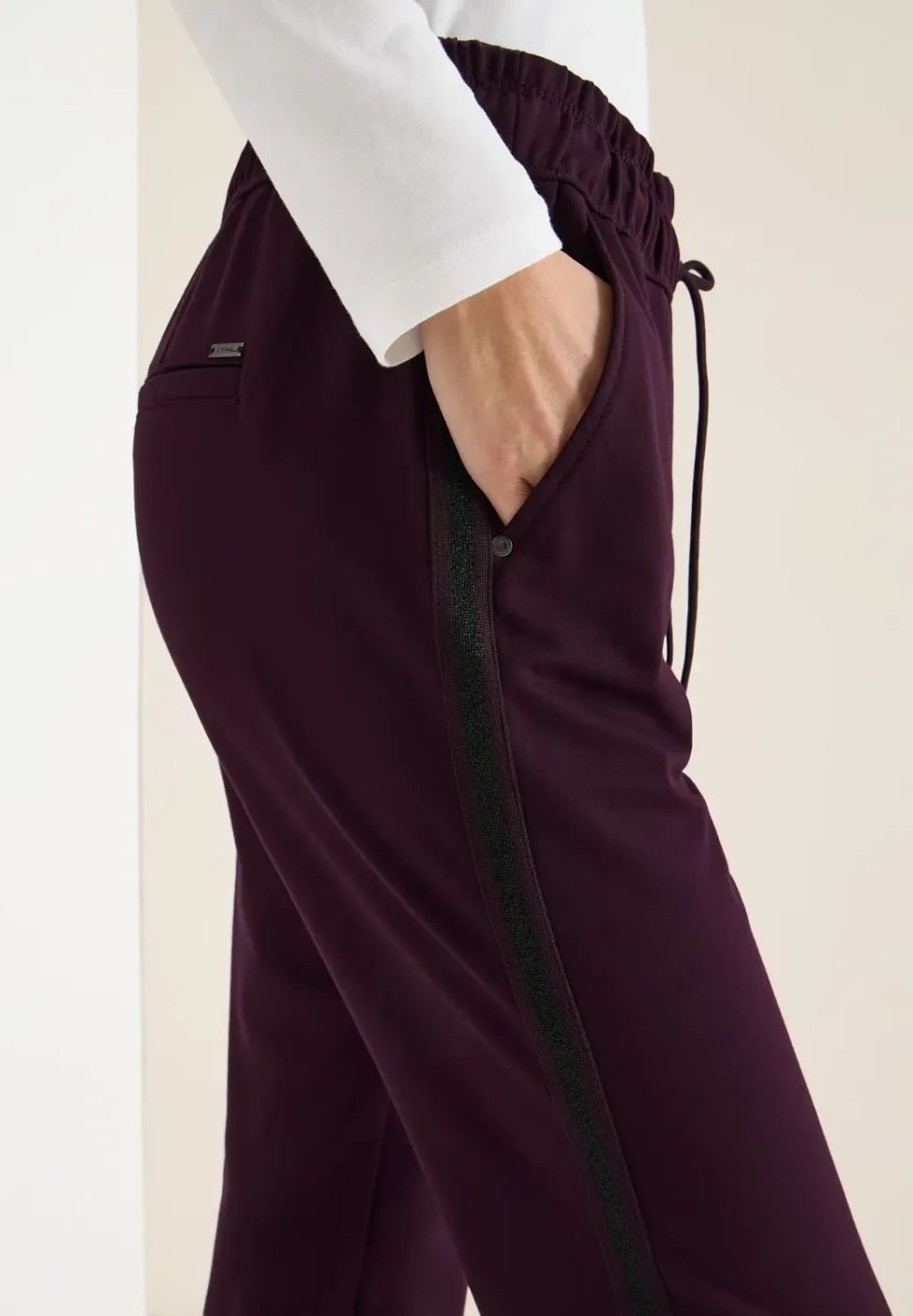 Broek met glittertape