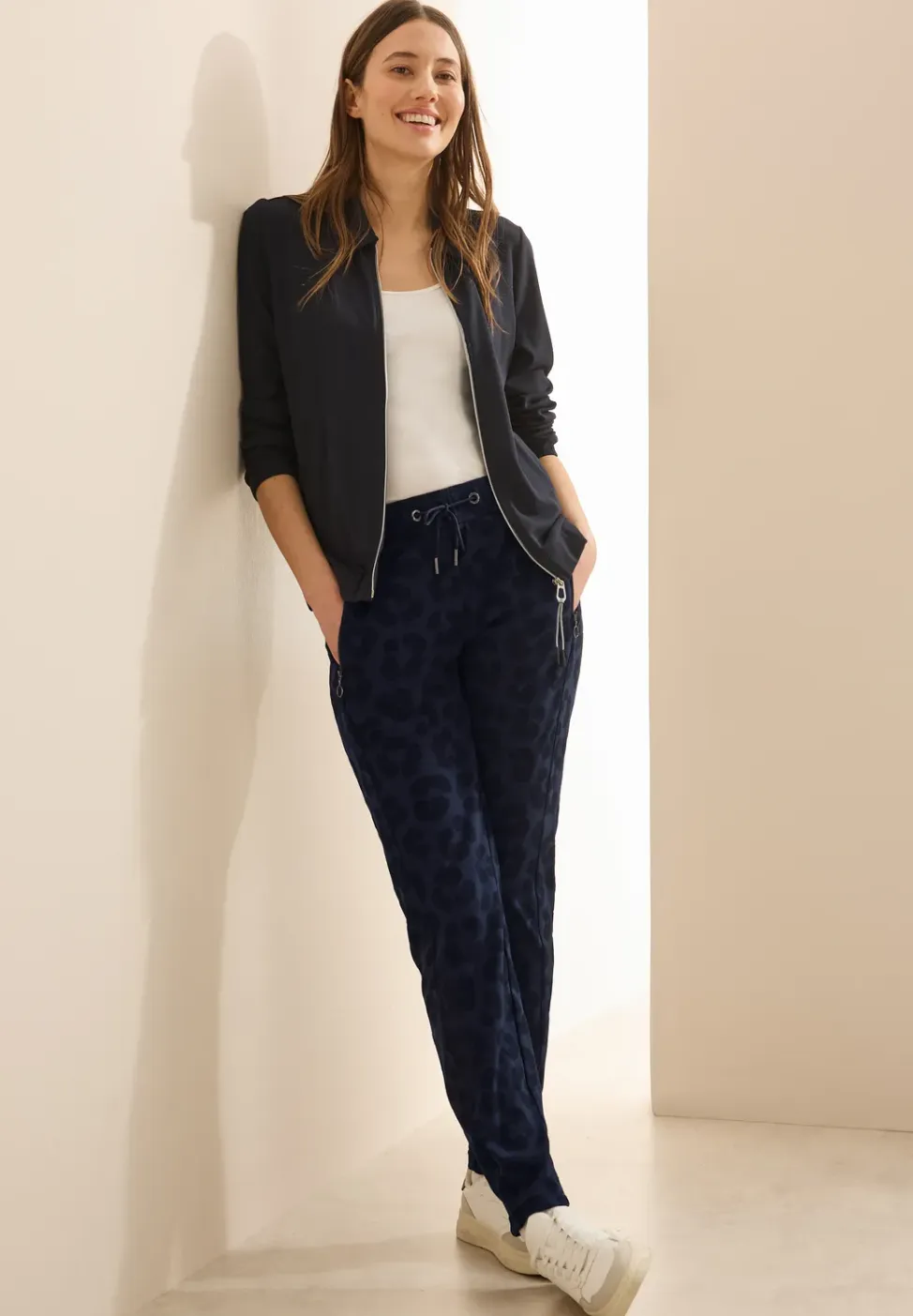 Broek met leopatroon