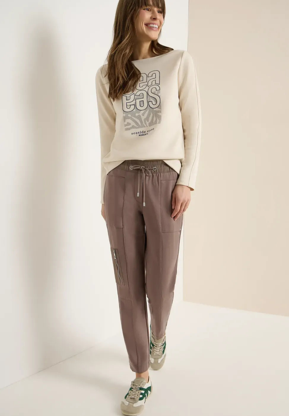 Broek met smalle pijpen