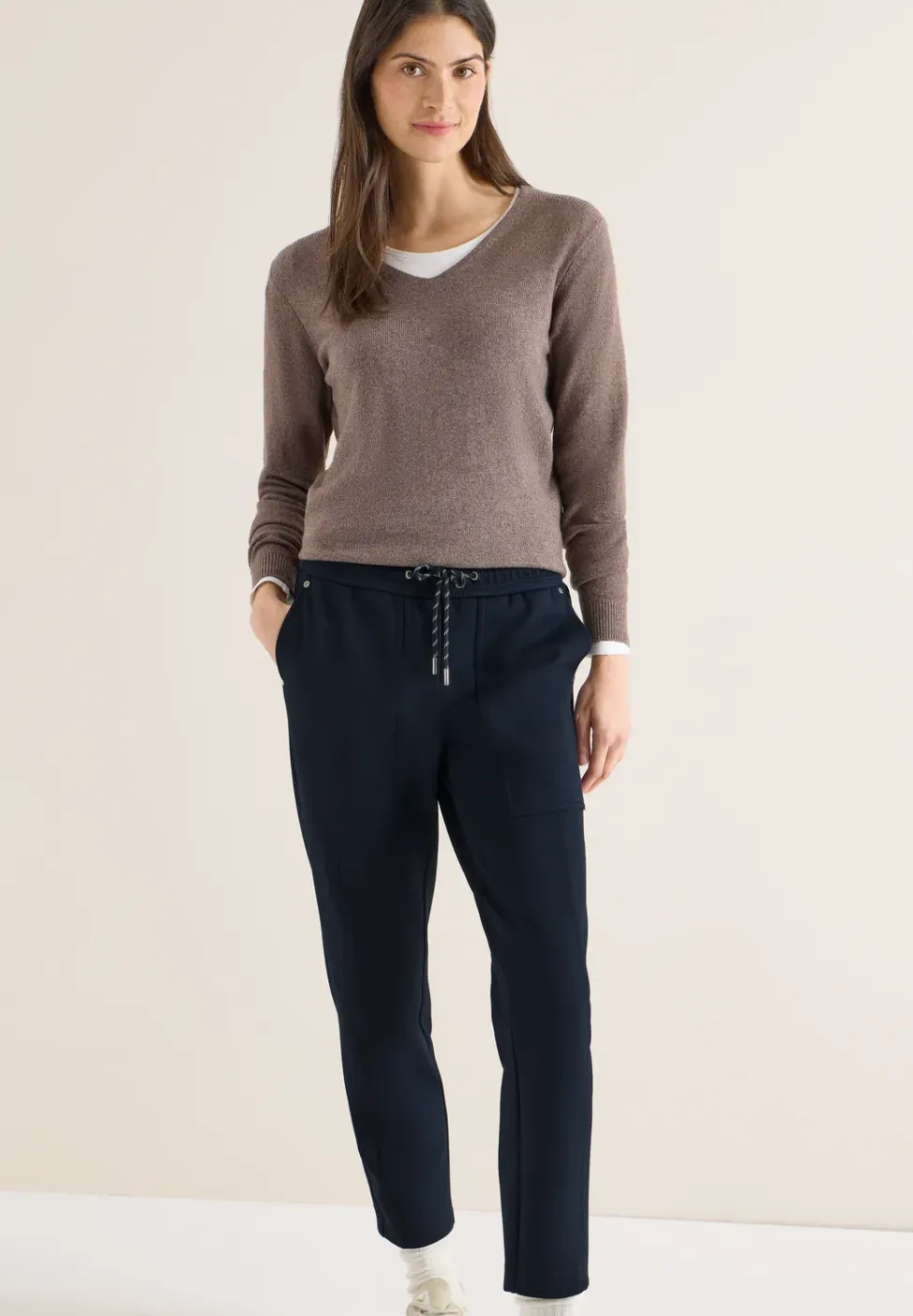 Broek met smalle pijpen